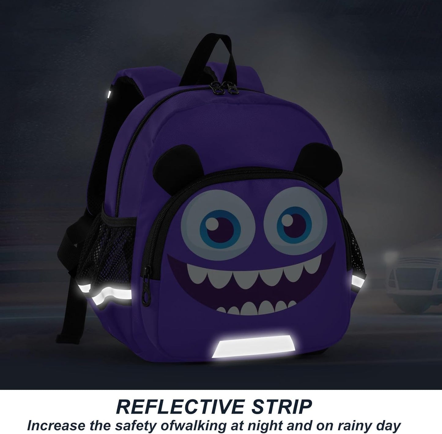 Toddler Backpack Small Preschool Kindergarten Kids Backpacks Cartoon Purple Cute Bookbag for School