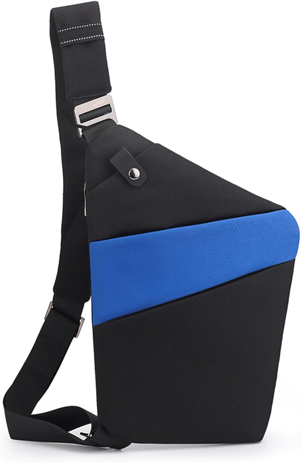 Anti Theft Crossbody Bags for Women, 2025 New Anti-Theft Travel Bag, Shoulder Bag Anti-theft Design for Travel, Sport (Black Blue - Left Shoulder)