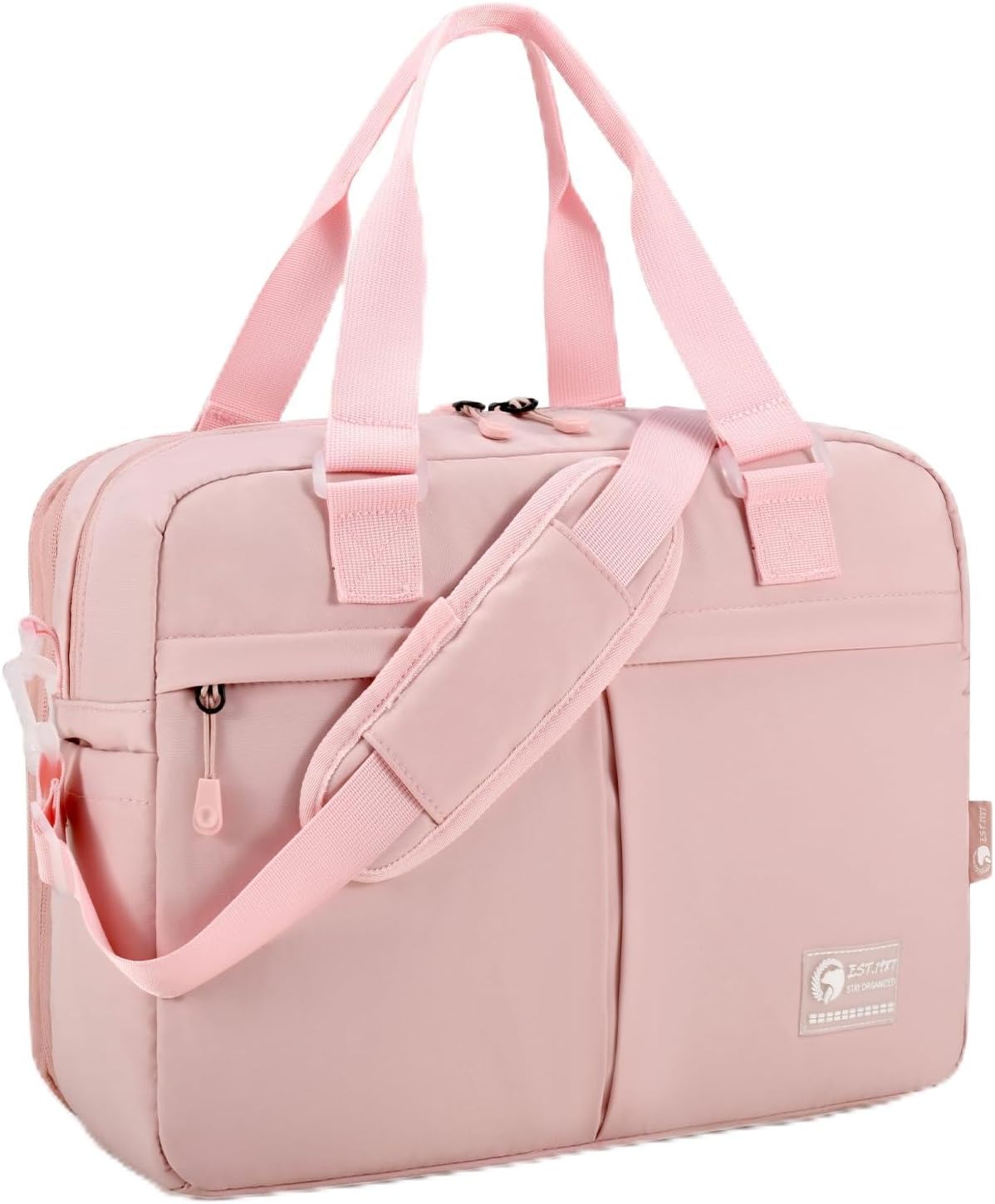 40x30x15cm Personal Item Travel Bag Expandable 40x30x25cm Gym Bag Lightweight Duffle Bag Mens Weekender Bags for Women with Wet Pocket for Overnight Hospital Carry on Bags for Airplanes Pink