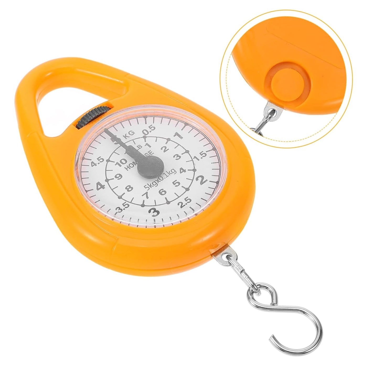 OUNONA Portable Hanging Scale for Luggage Weight Measurement Compact Mechanical Spring Scale