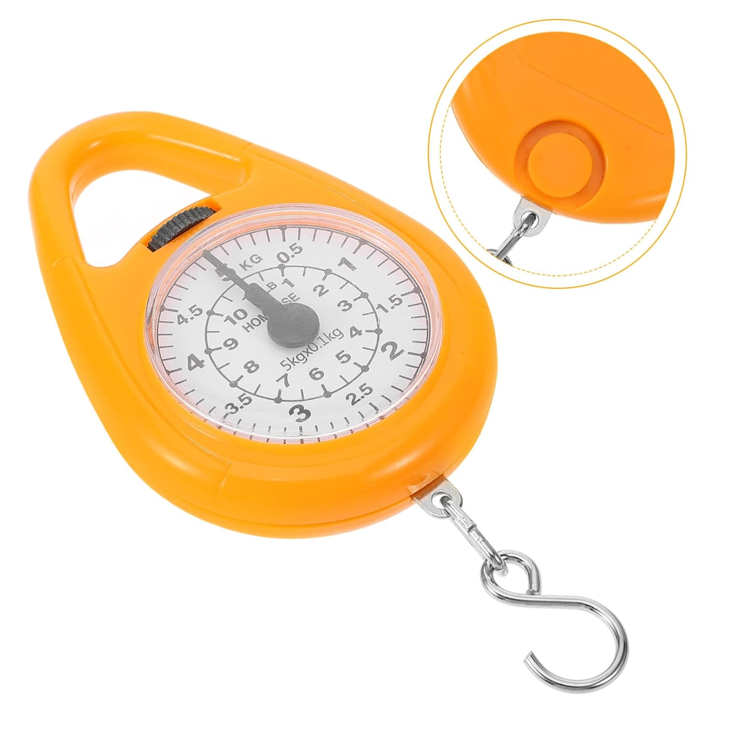 OUNONA Portable Hanging Scale for Luggage Weight Measurement Compact Mechanical Spring Scale