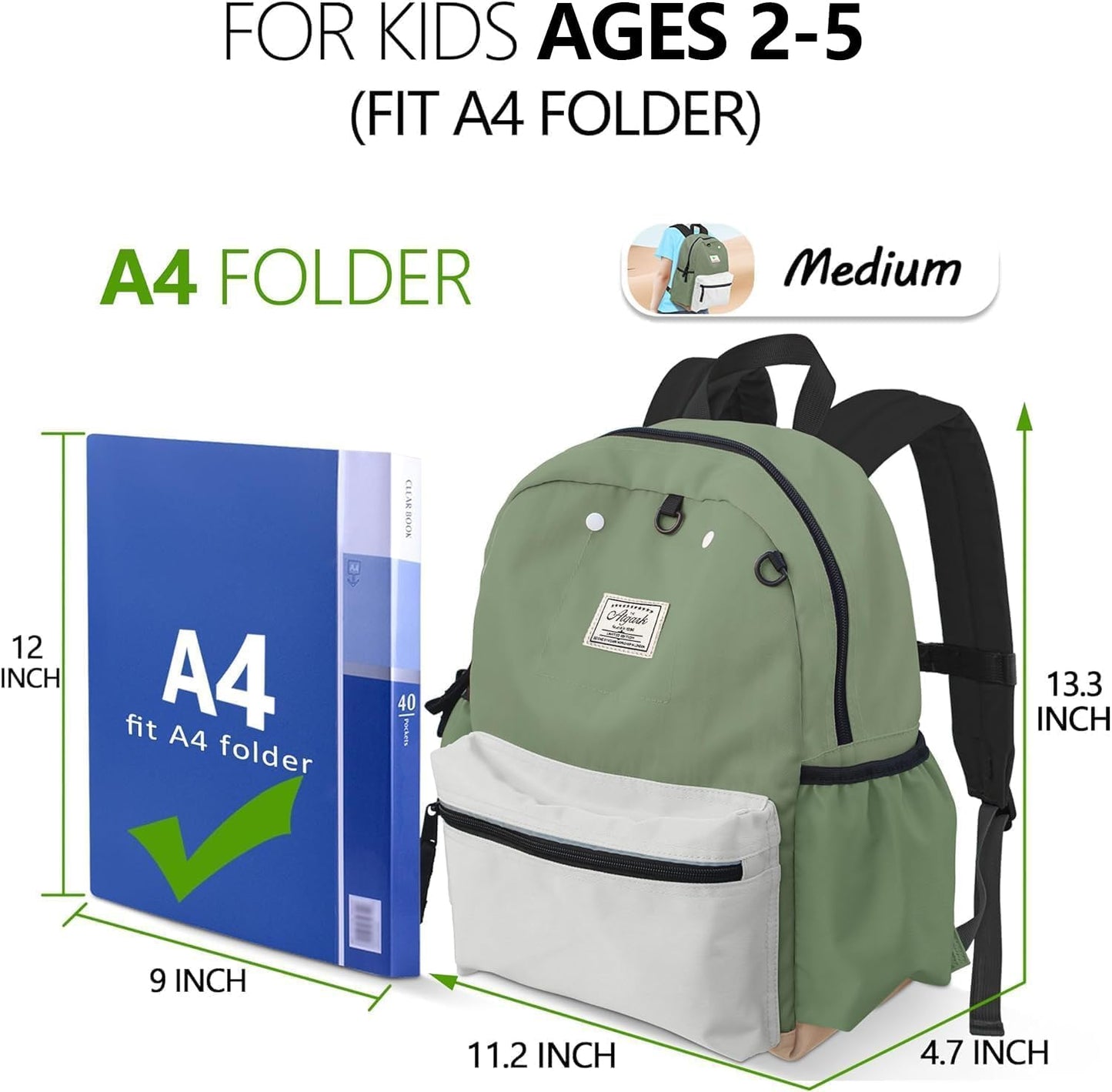 Toddler Backpack for Boys Girls 2-5, Preschool Backpack for Boys Girls, Kids Child Kindergarten