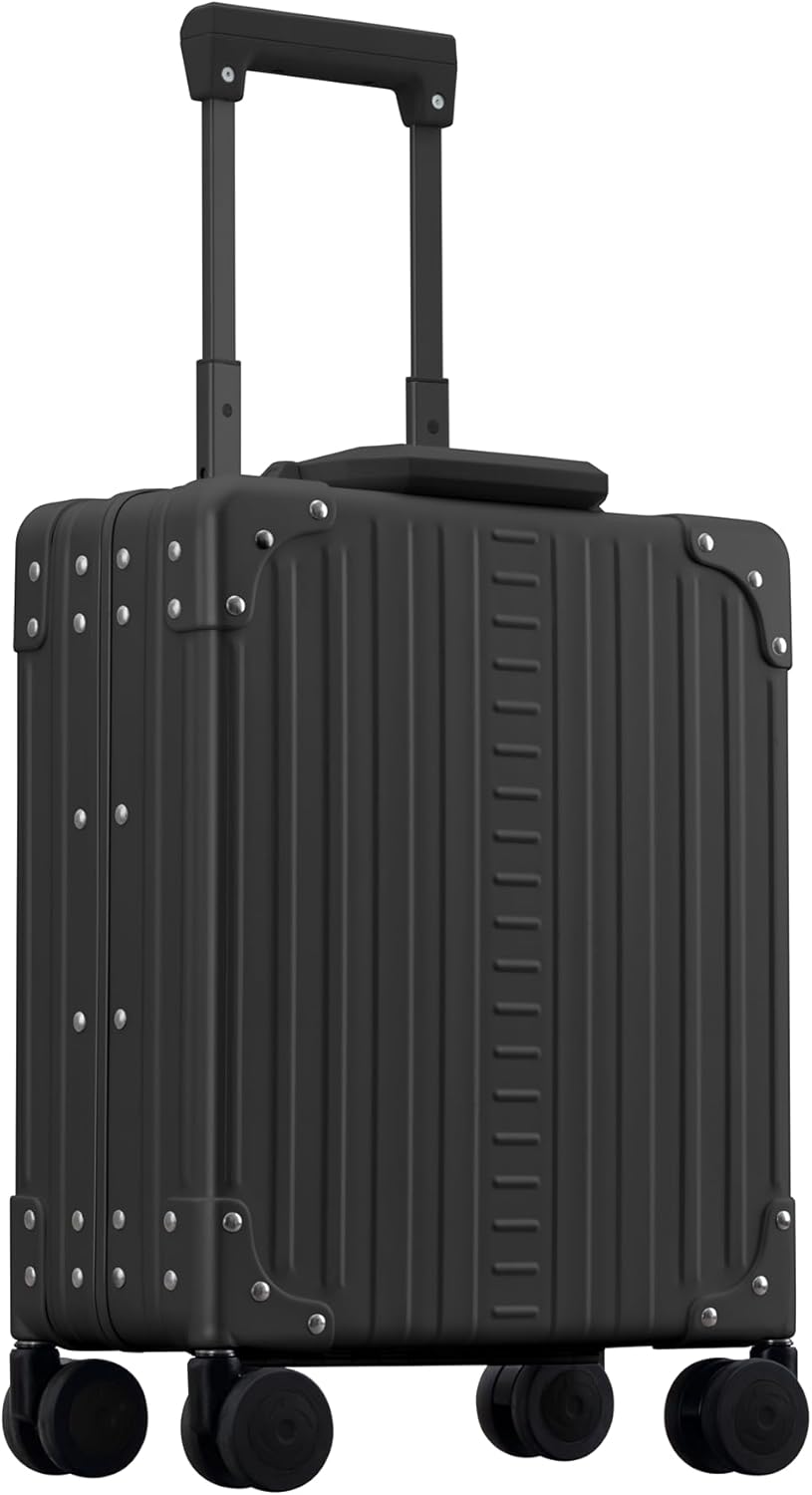 Aleon All Aluminum Lightweight 16” Premium Vertical Underseat Carry-On Luggage. Business Briefcase