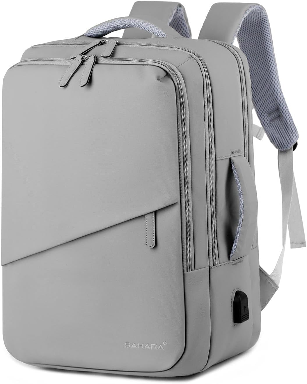 SAHARA - Multi-Compartment Travel & Laptop Backpack with USB Charging Port for Laptops up to