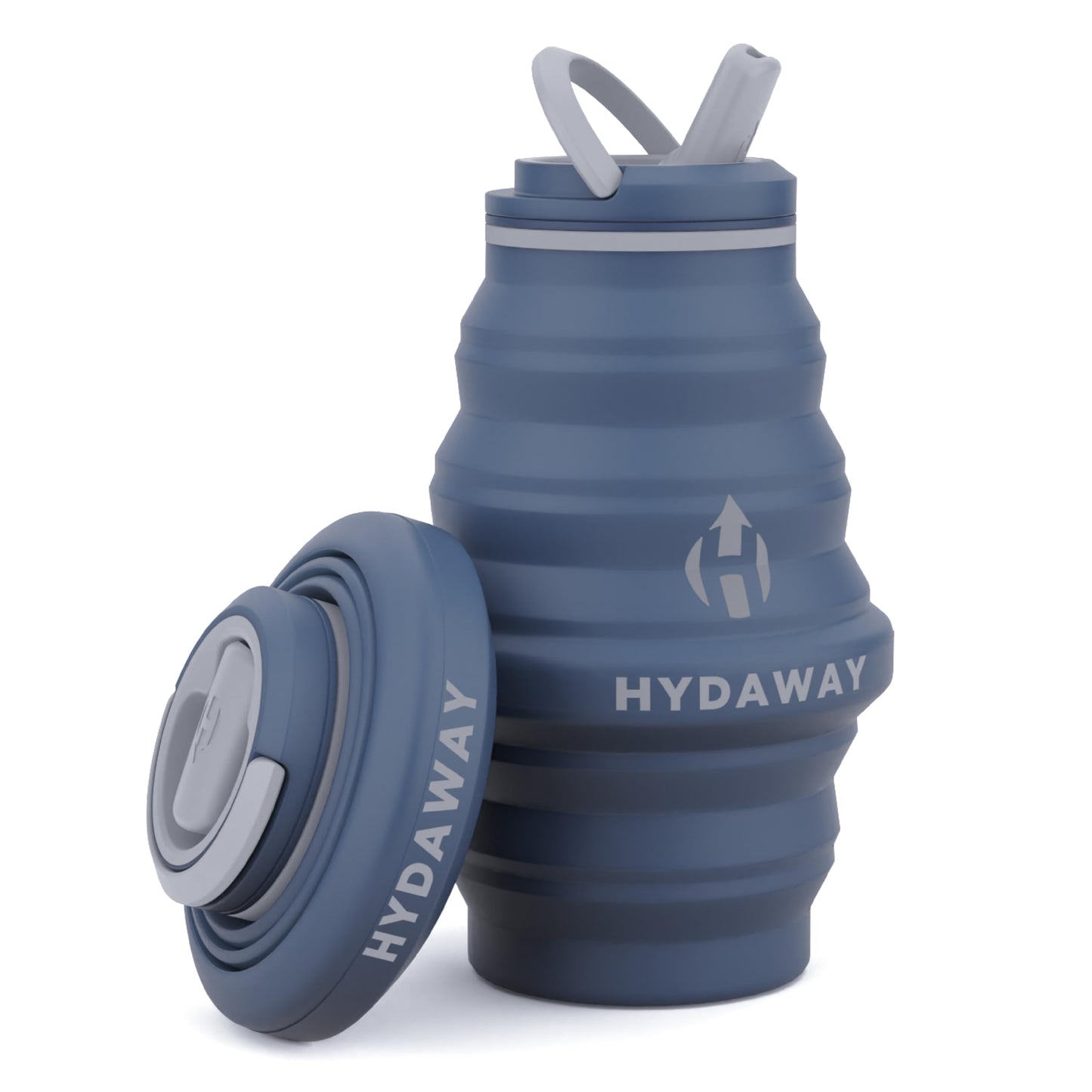 HYDAWAY 17oz Collapsible Water Bottle, Packable Leakproof for Travel
