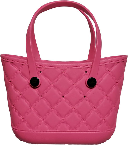 Large Beach Bag, Waterproof Sandproof Rubber Tote Bag for Women, for Travel, Pool, Boat, Groceries