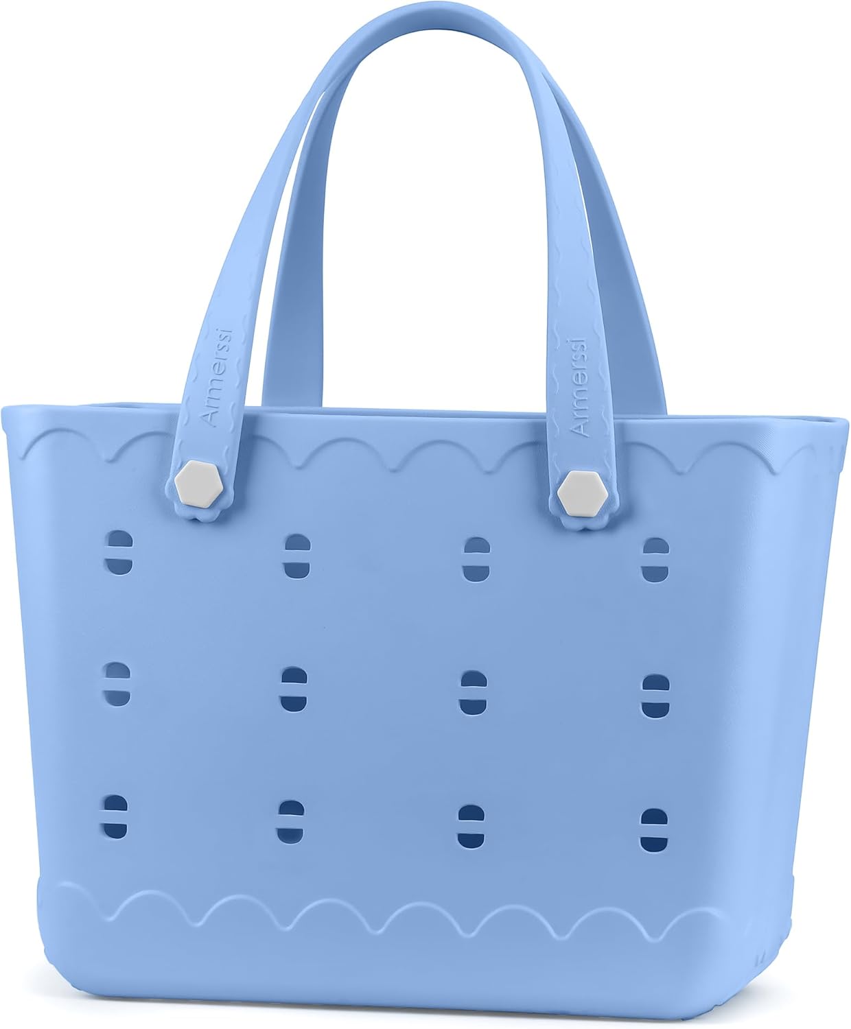 Rubber Beach Bag Waterproof Durable Tote Bag for Beach Sports Pool Modern Rubber Tote
