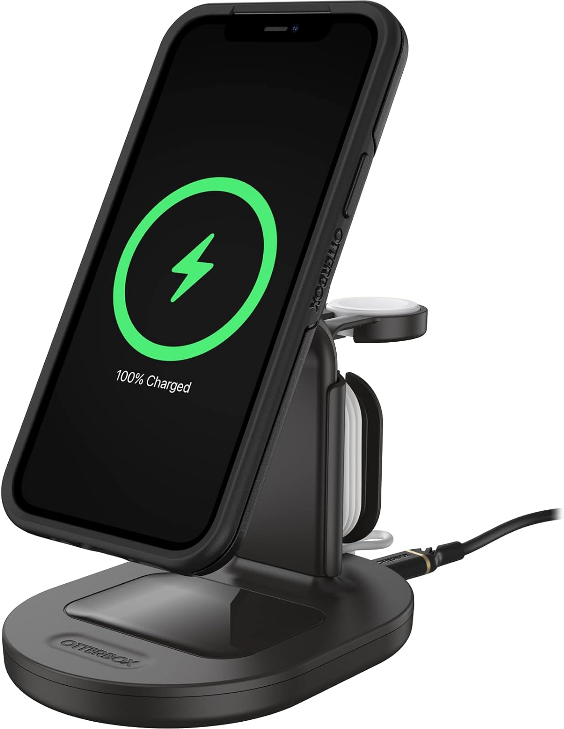 OtterBox 3-in-1 Wireless Charging Station 2.0 for MagSafe - Black