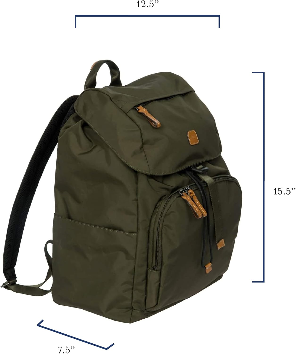 Bric's X-Bag/x-Travel 2.0 Excursion Business Laptop|Tablet Backpack, Olive, One Size