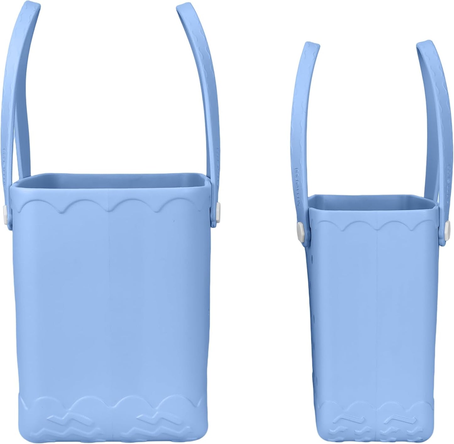 Rubber Beach Bag Waterproof Durable Tote Bag for Beach Sports Pool Modern Rubber Tote