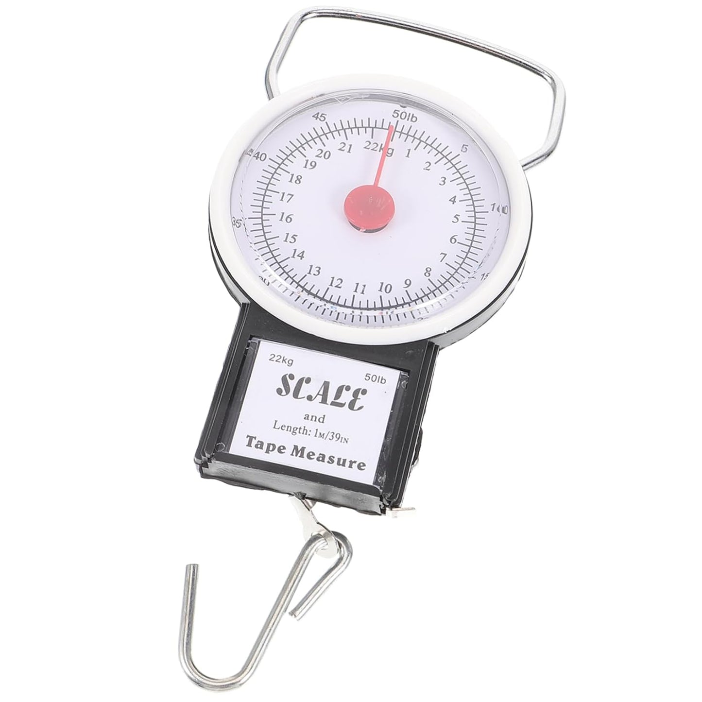 HEMOTON Handheld Scale for Luggage Analog Weighing Scale Hook Portable Luggage for Shipping Travel