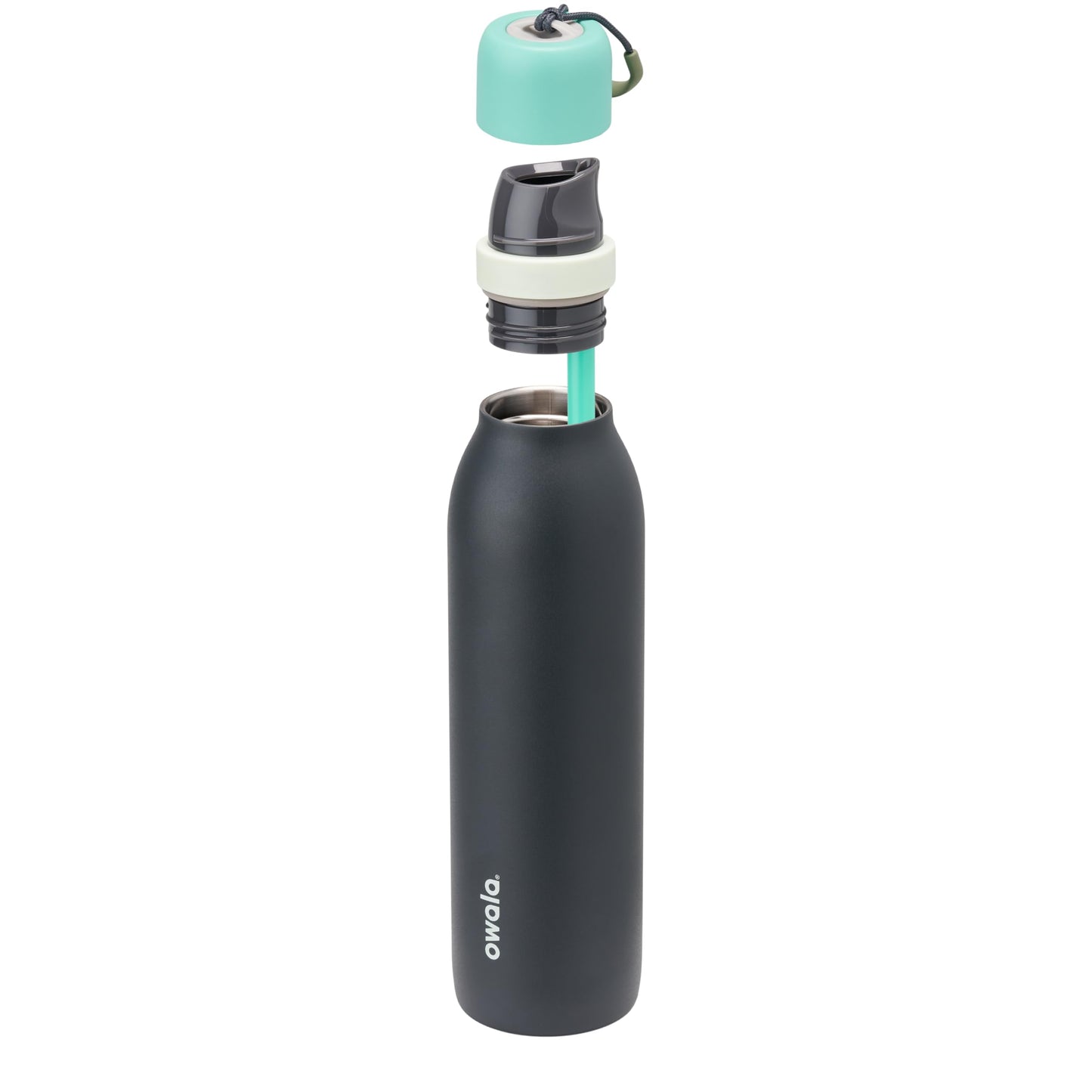 Owala FreeSip Twist Stainless Steel Water Bottle 24 oz Foggy Tide