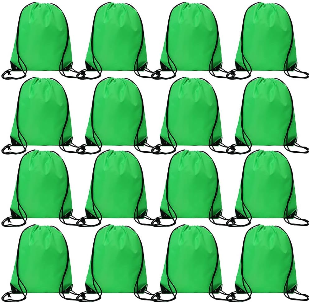 Bulk Drawstring Bags, Polyester Draw String Bags, Gym Sports Cinch Bag Drawstring Backpack for Women Men