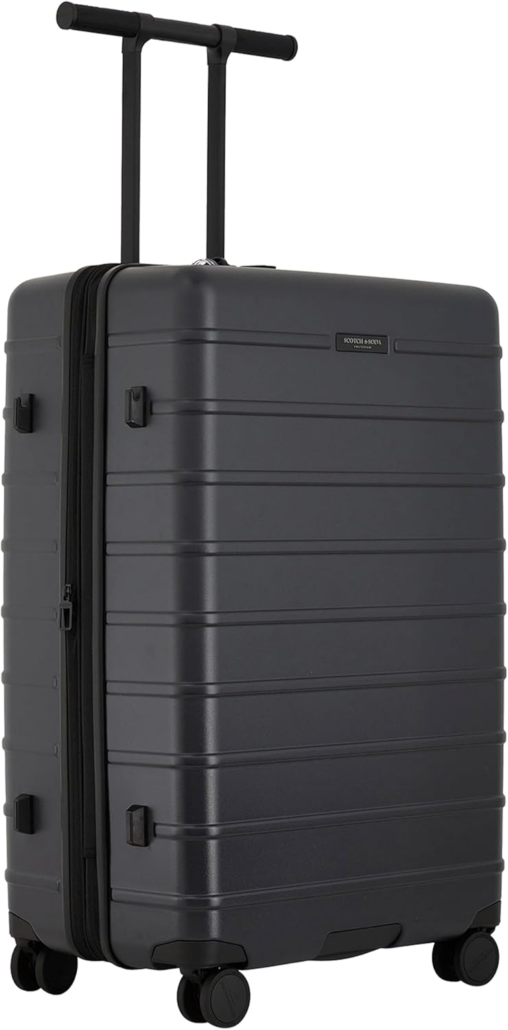 Scotch & Soda Tilburg Luggage, Black, 30-Inch Suitcase