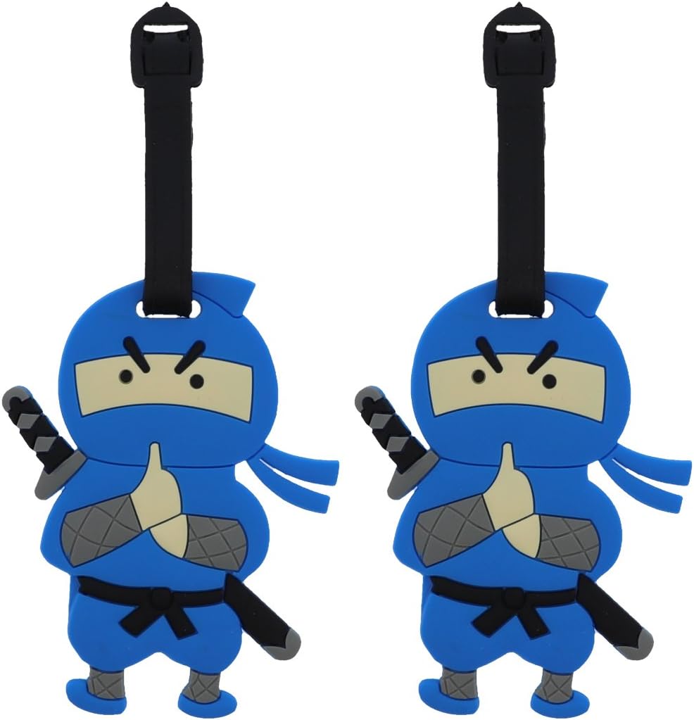 Animal Luggage Tags Cute Suitcase Labels (Set of 2)