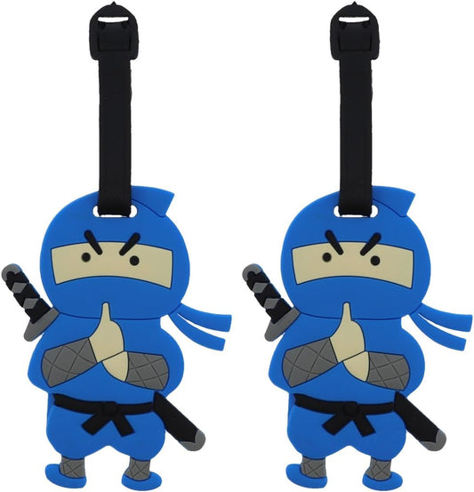 Animal Luggage Tags Cute Suitcase Labels (Set of 2)
