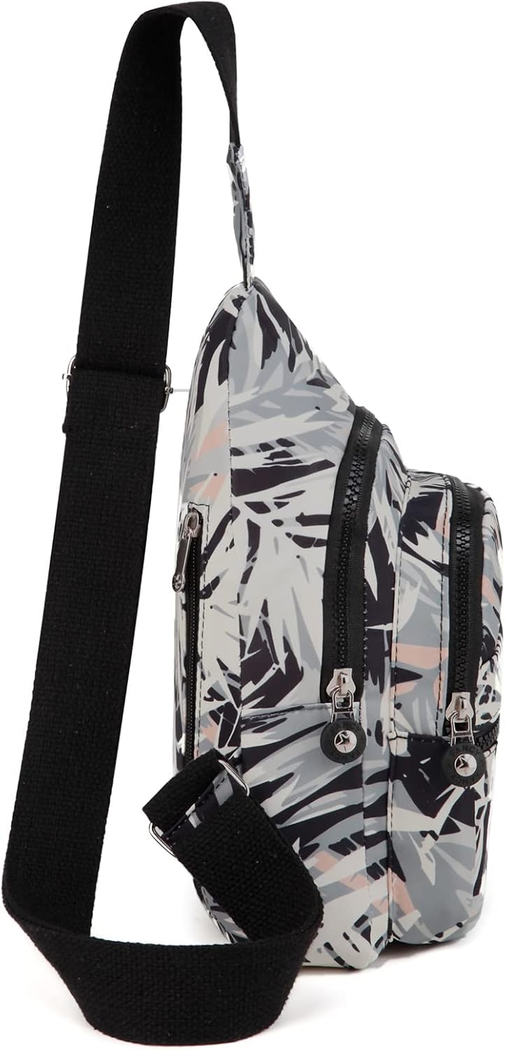 EVANCARY Small Sling Bag for Women Men, Sling Backpack Chest Daypack Crossbody Bag for Travel