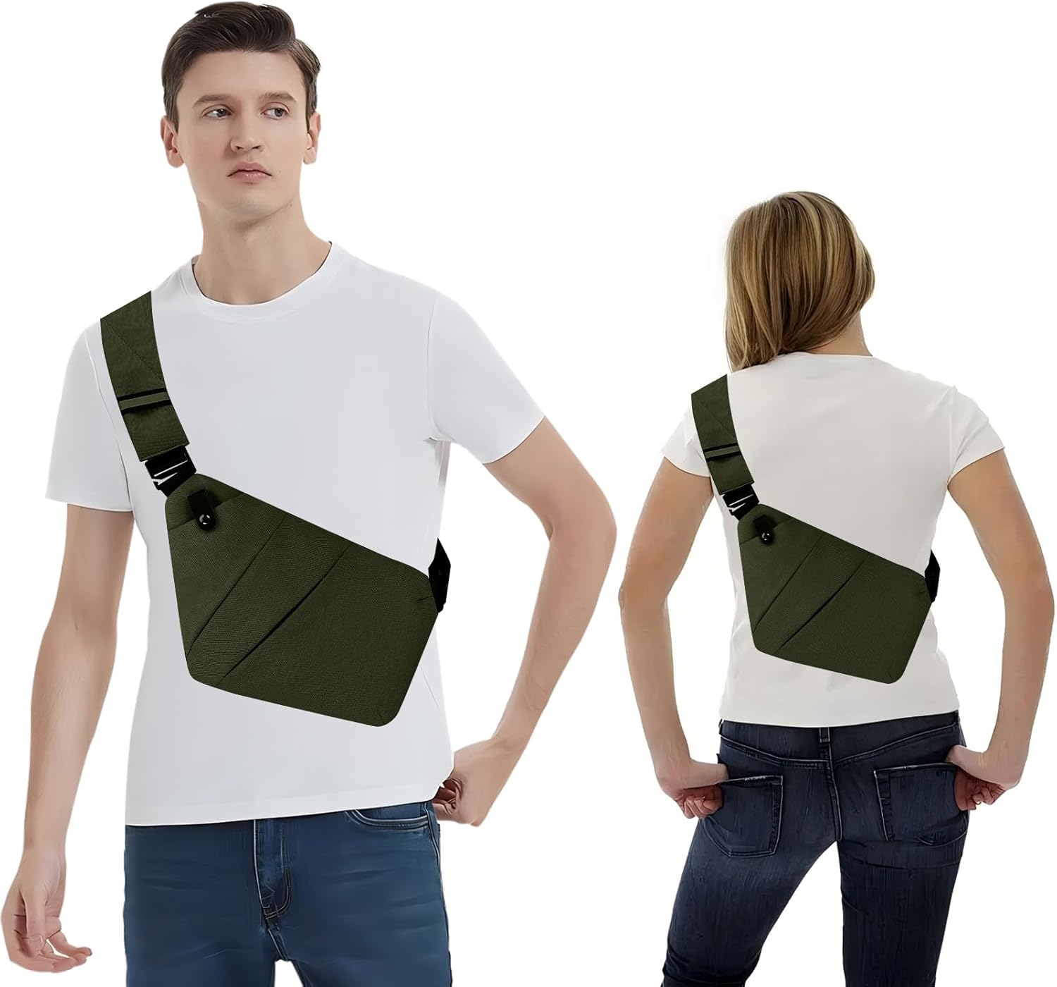Sling Bag Anti-Theft Crossbody Bag for Women Men Sling Backpack Multipurpose Travel Essentials