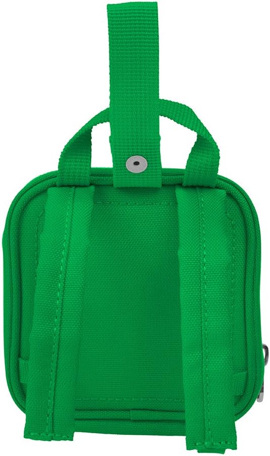 LEGO Kids Brick Mini Backpack Accessory Pouch with Novelty Backstraps, Snaps to Belt or Full-Size Backpack, Holds Small Items like Keys & Headphones, Green
