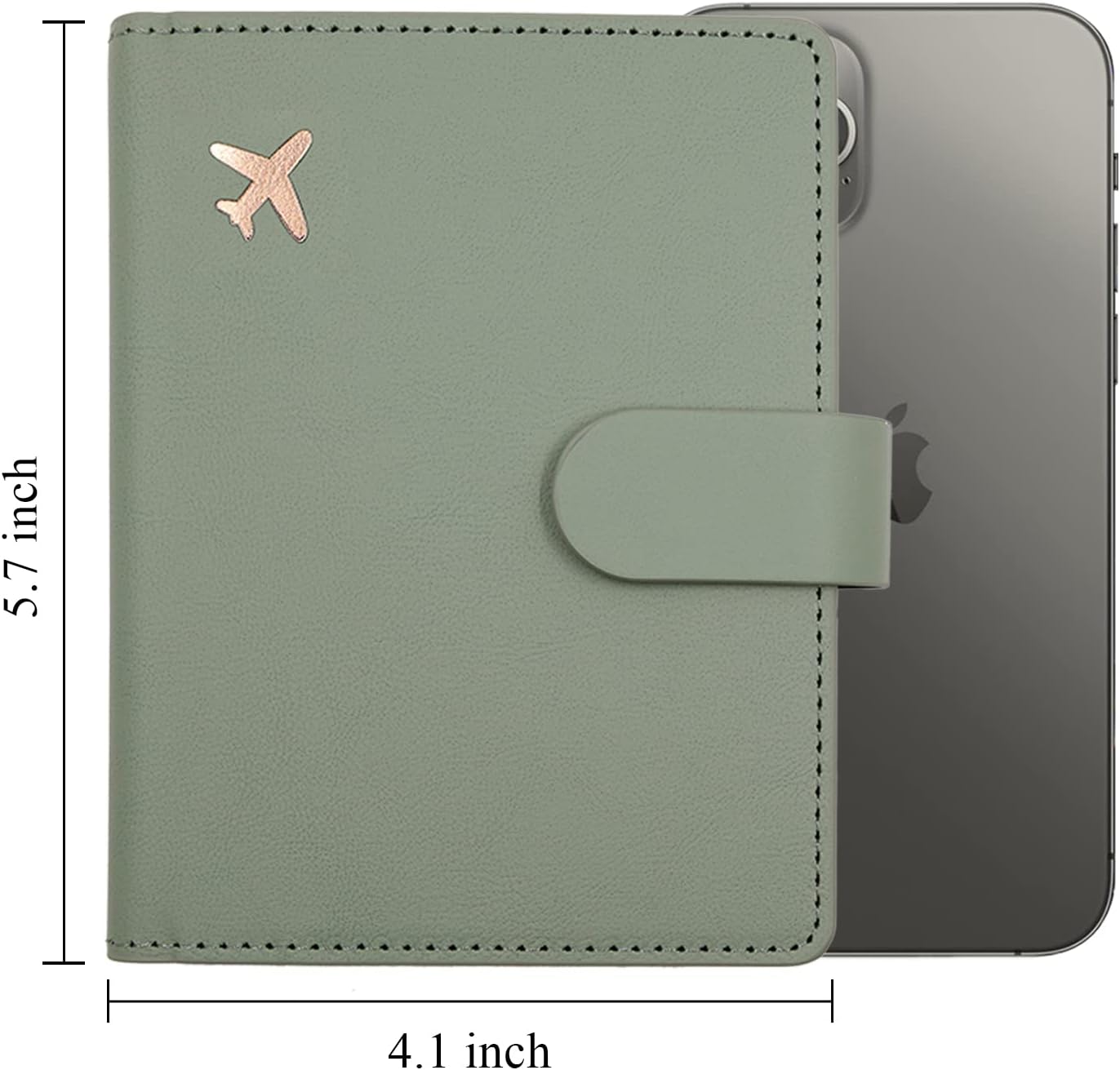 Deziliao Passport Holder,Passport Holder Card Slots, Passport and Vaccine Card Holder Combo, Cute