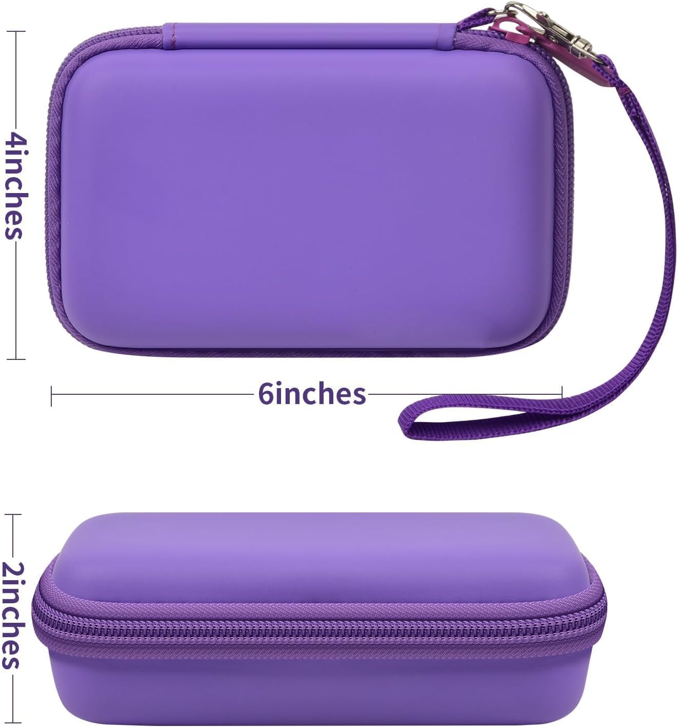 Case for Anker MagGo 3-in-1/MagGo UFO Charging Station,for Augnner for Iseyyox for Apple MagSafe Duo/for LISEN/for RTOPSMagSafe Wireless Charger Foldable Magnetic Charging Stand Storage Box-Purple