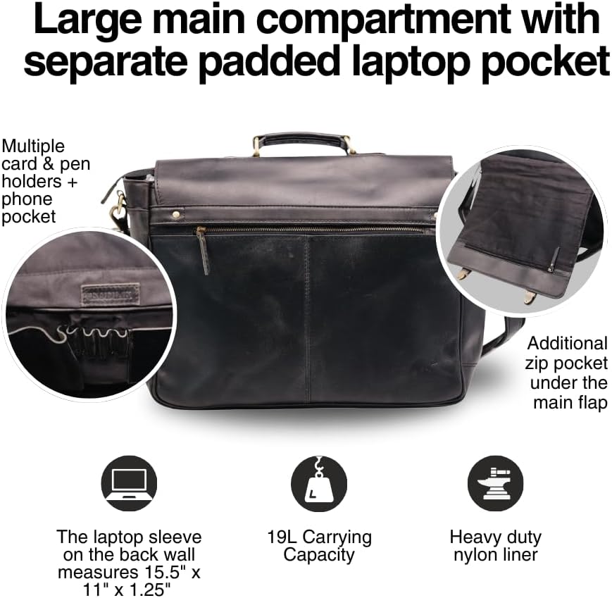 Sitka Leather Messenger
