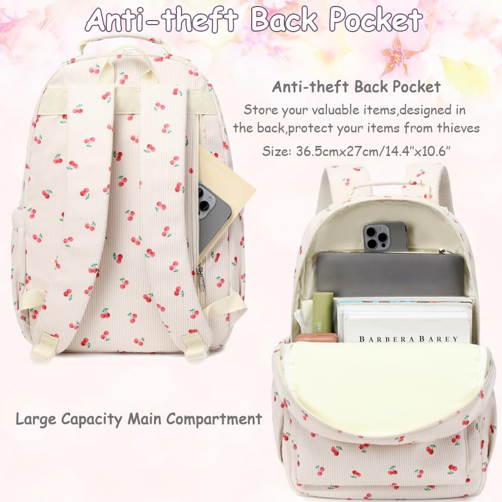 Meisohua Backpack for Girls School Bookbag for Kids Teens 17 inch Laptop Backpack for Women Large