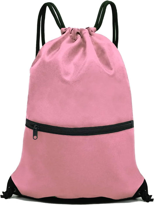 HOLYLUCK Drawstring Backpack Bag Sport Gym Sackpack