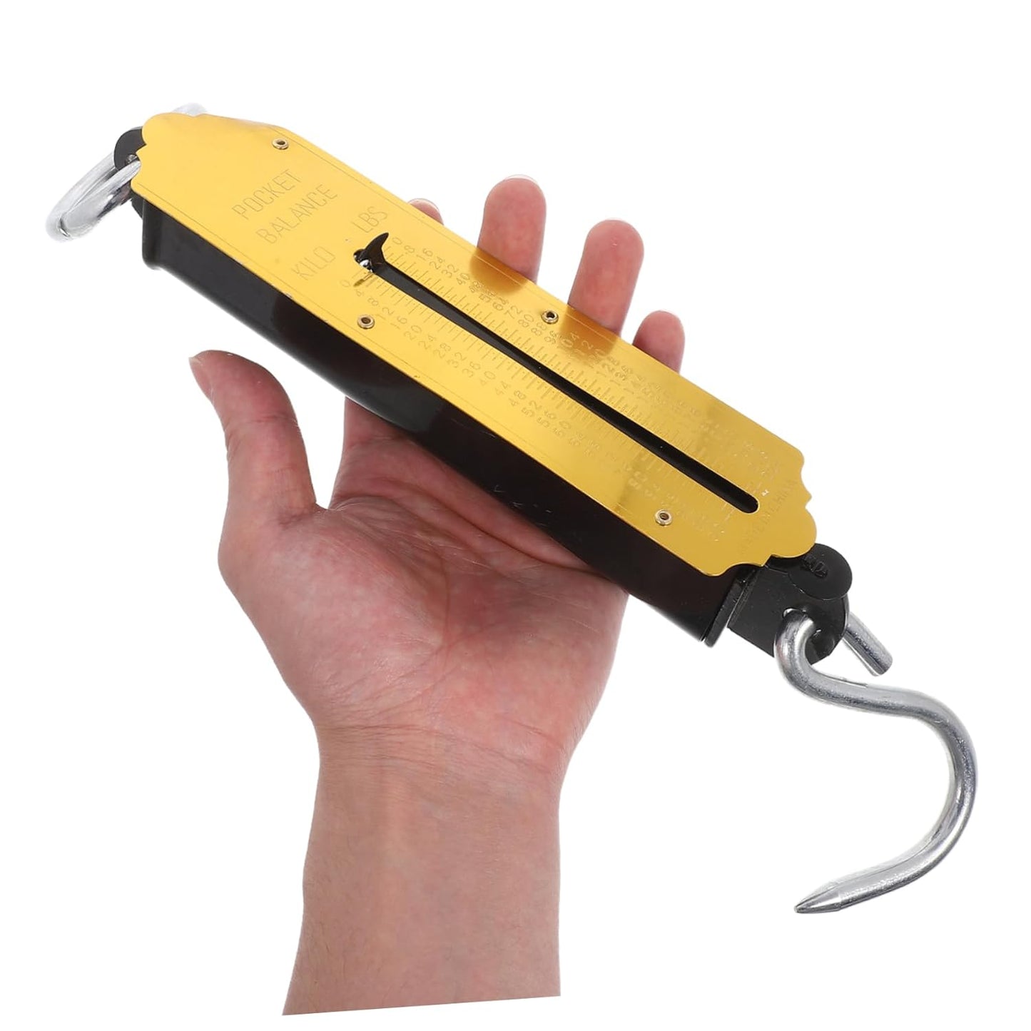 Zerodeko 2pcs High Accuracy Mechanical Hanging Scale for Produce Luggage and Kitchen Use Stylish Finish with Precise Measurements for Versatile Applications