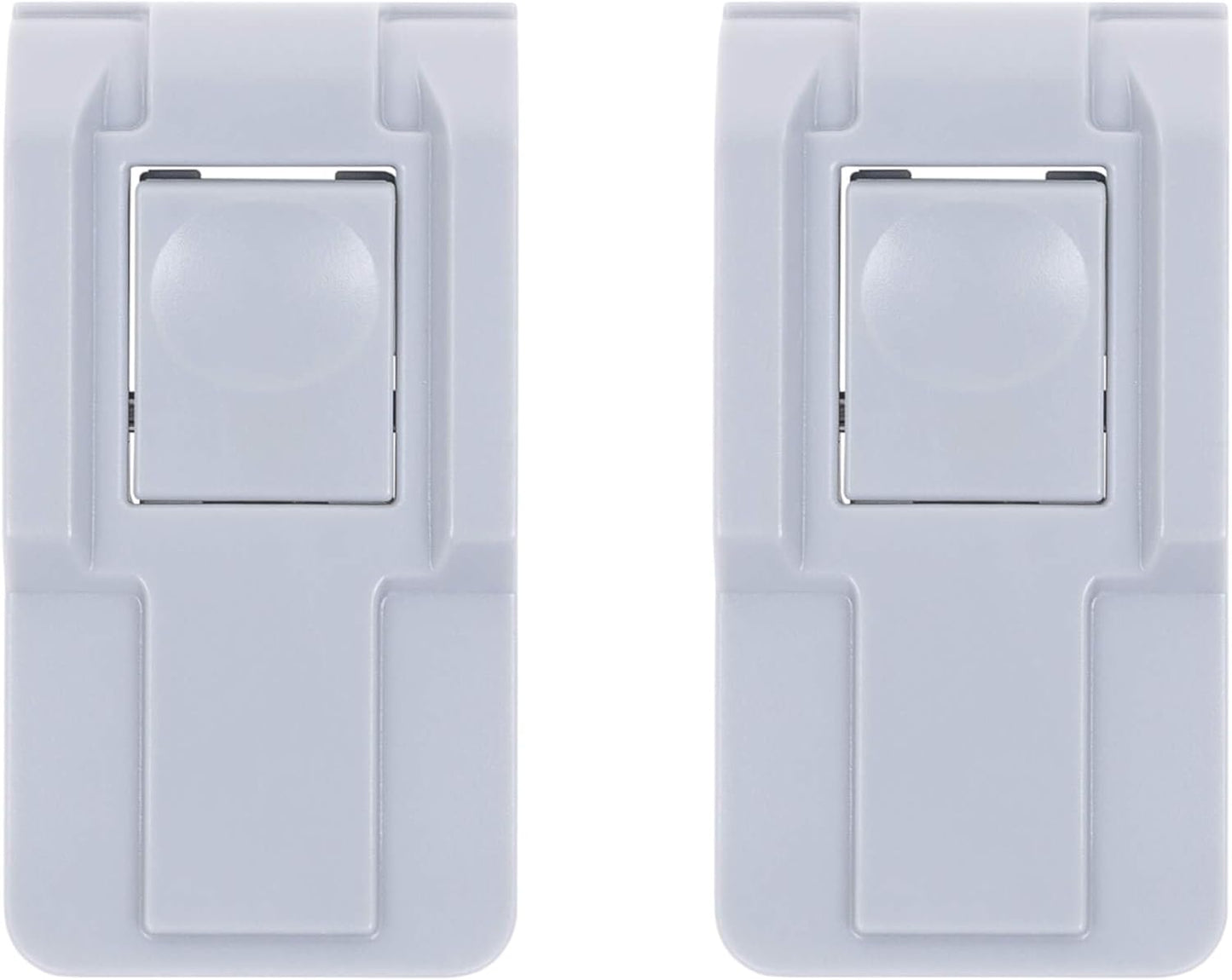 2 Pelican Silver Replacement Push Button Medium Air Case Latches. Fits Air Series Cases.