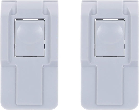 2 Pelican Silver Replacement Push Button Medium Air Case Latches. Fits Air Series Cases.
