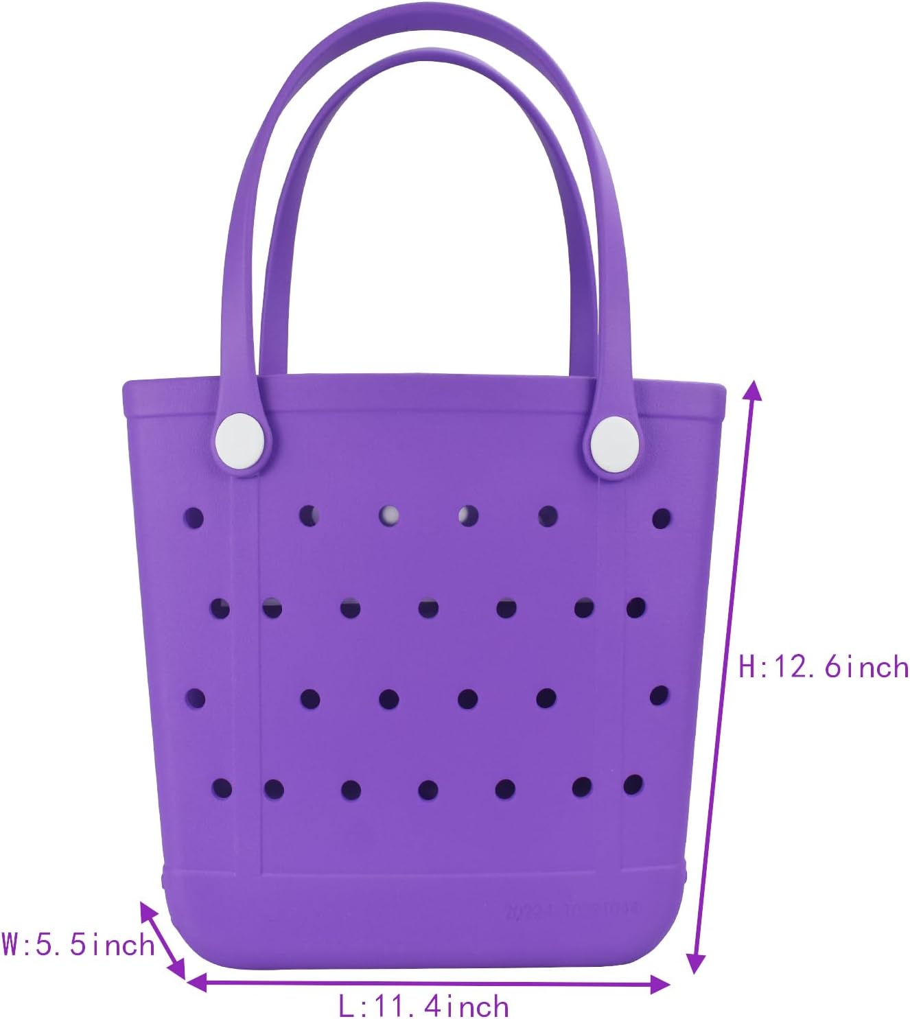 Tote Bag for Women - Large Rubber Beach Bag, Medium Waterproof Sandproof Travel Tote Bags for Beach Outdoor Sports