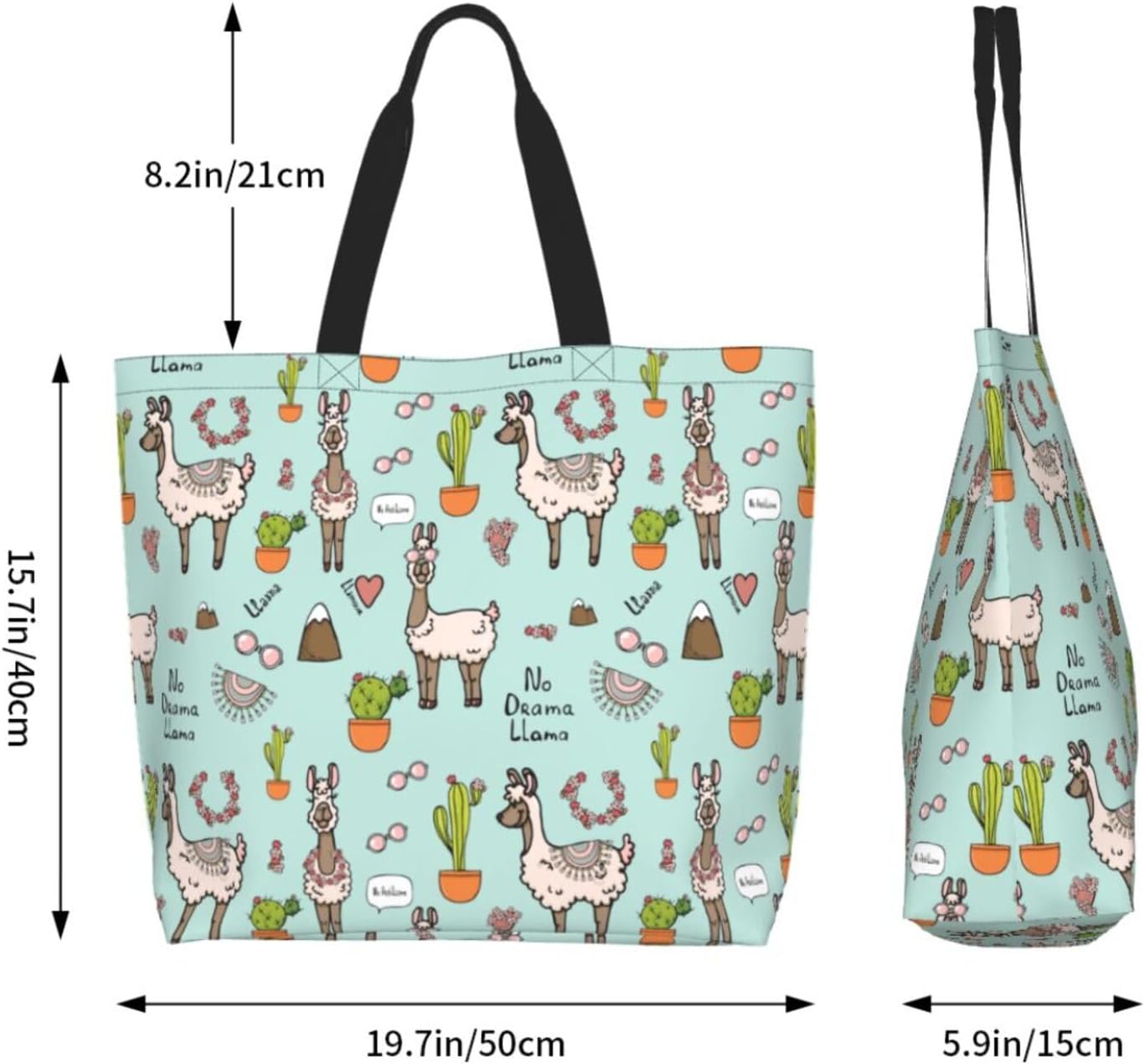 Tote Bag Beach Bag for Women Reusable Grocery Large Shopping Shoulder Bag Travel Handbag