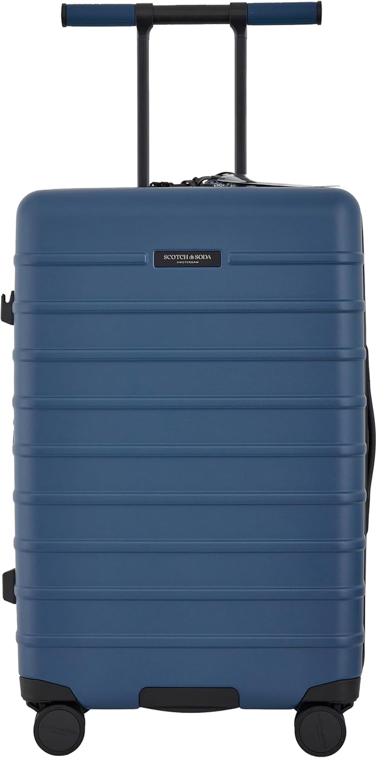 Scotch & Soda Tilburg Luggage, Heritage Blue, 26-Inch Suitcase