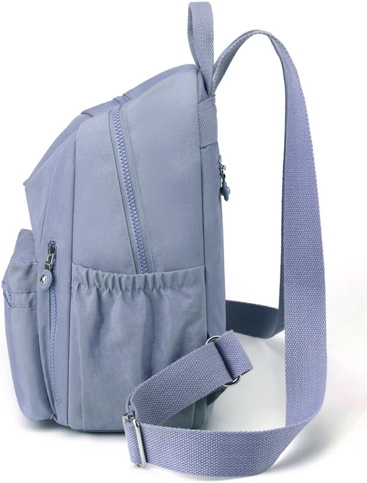 Collsants Backpack Purse for Women Mini Backpack Small Backpack Purse Casual Daypack for Women (blue purple)