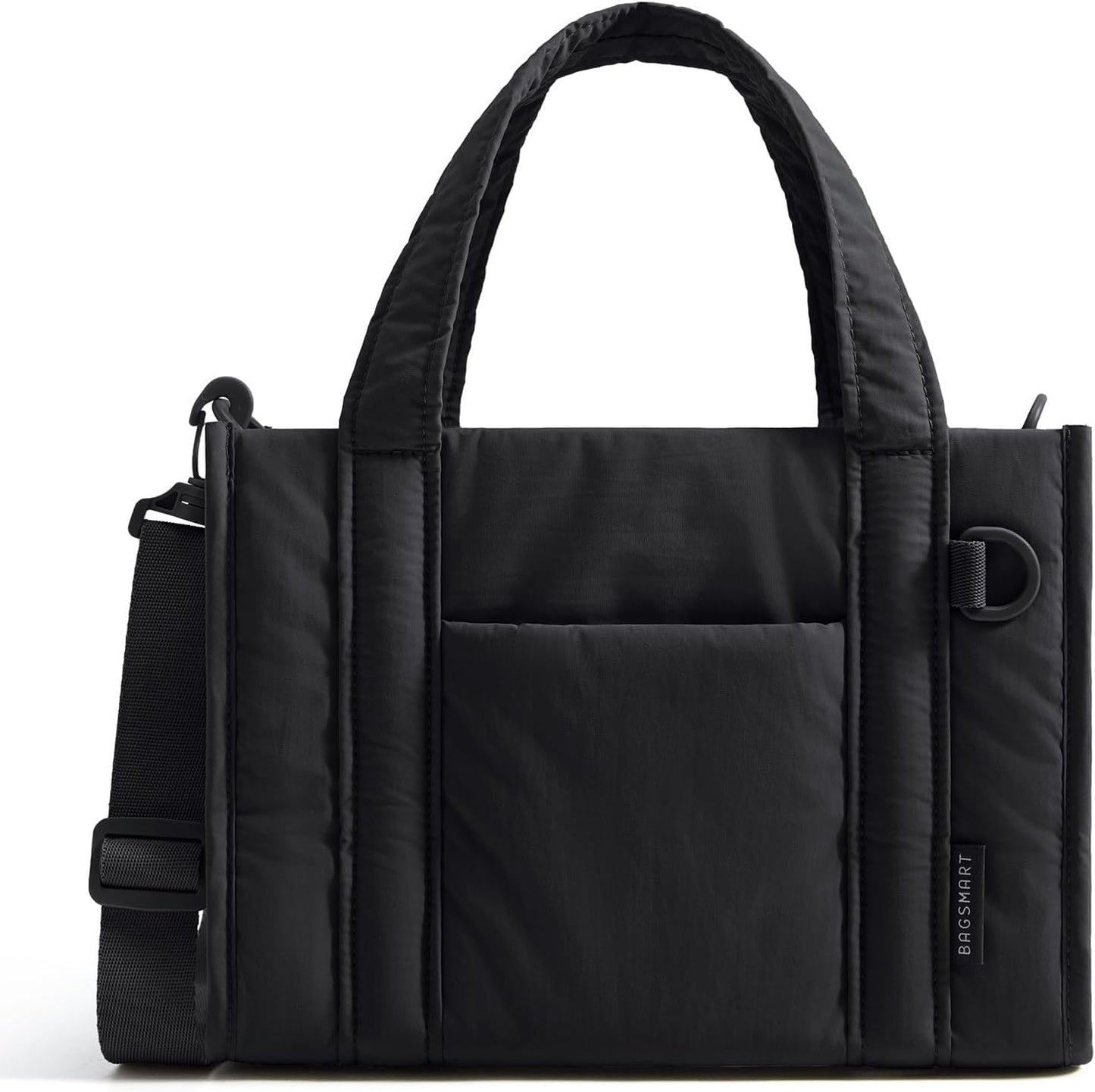 BAGSMART Small Tote Bag for Women, Crossbody Bag with Zipper, Crush Bow Purses for Travel Work College