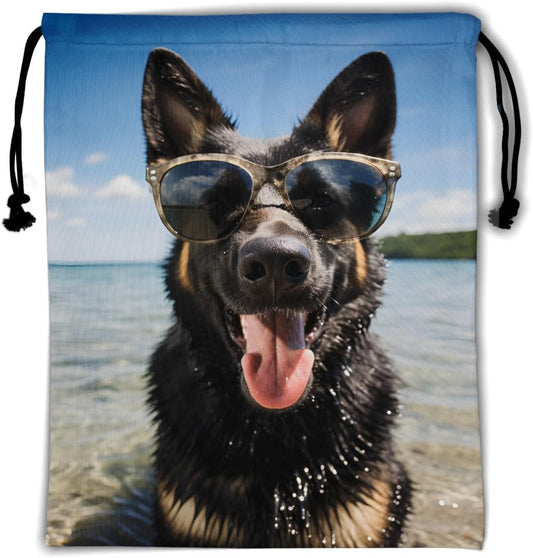 Nerxy Pet Gymnastics Grip Bag Dog Cat Drawstring Grip Bags Puppy Shoe Bag Gym Storage Pouch