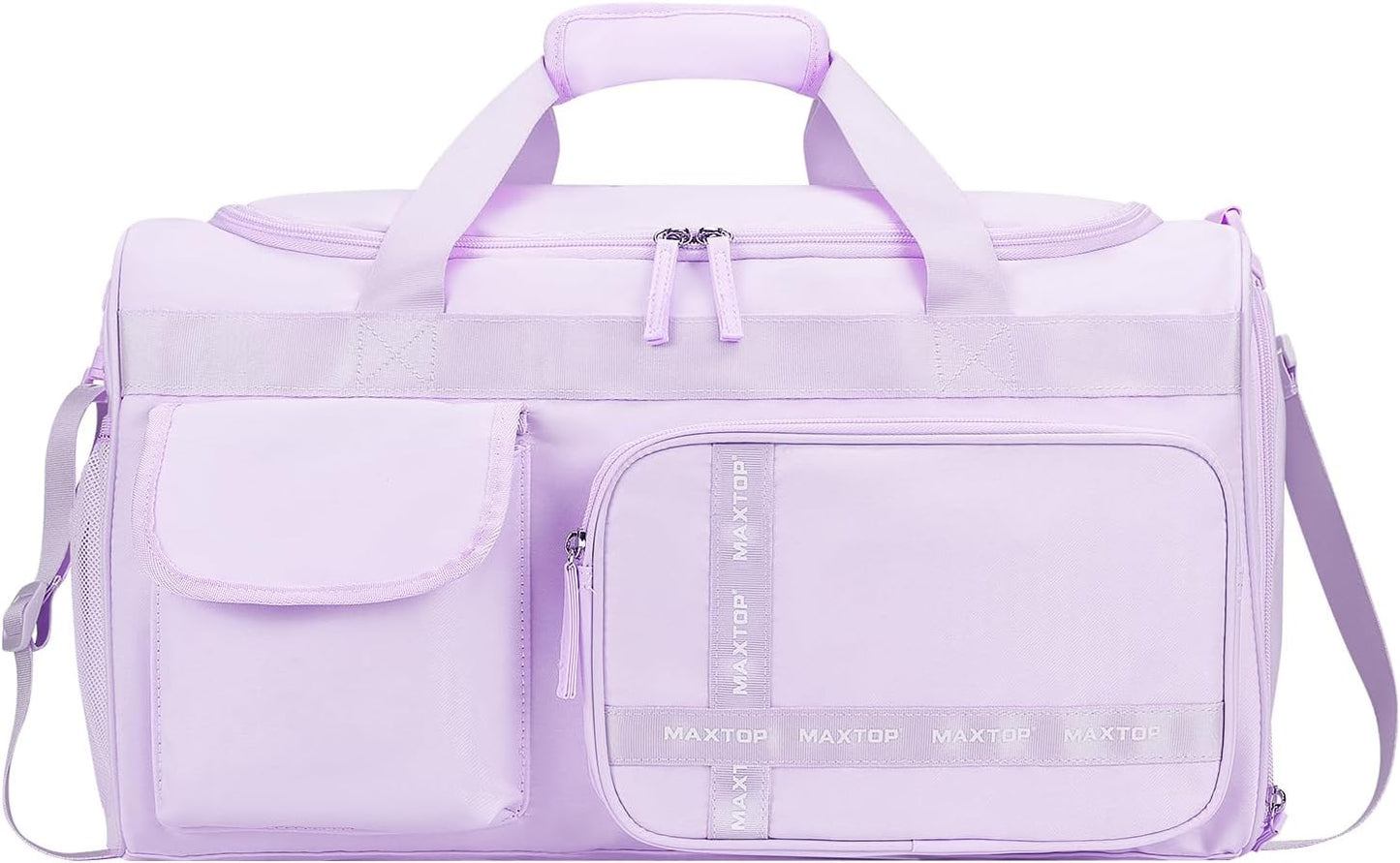 MAXTOP Gym Bag for Women Men Travel Duffle Bag Large Capacity Carry On Weekender Overnight Bag With