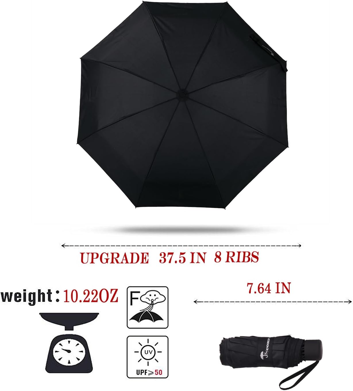 SY COMPACT Travel Umbrella - Lightweight Portable Mini Compact Umbrellas-Factory Outlet Shop