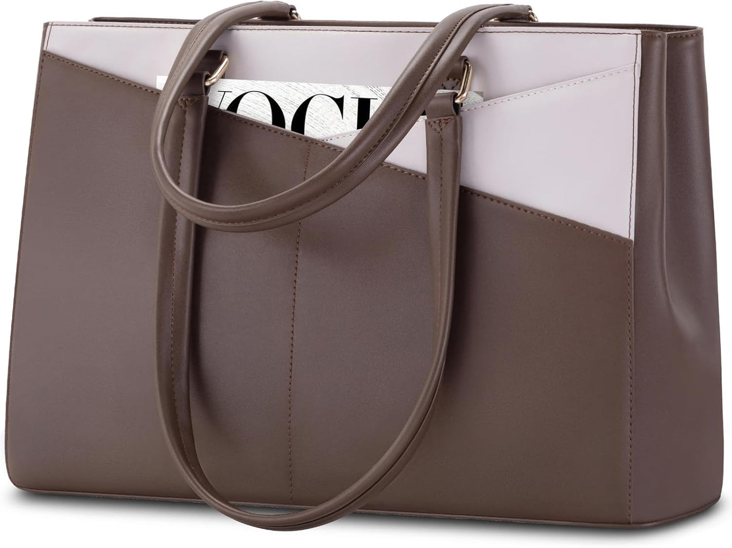 LOVEVOOK Laptop Tote Bag for Women, Office Work Bag Briefcase fit for 15.6 inch Laptop, Large