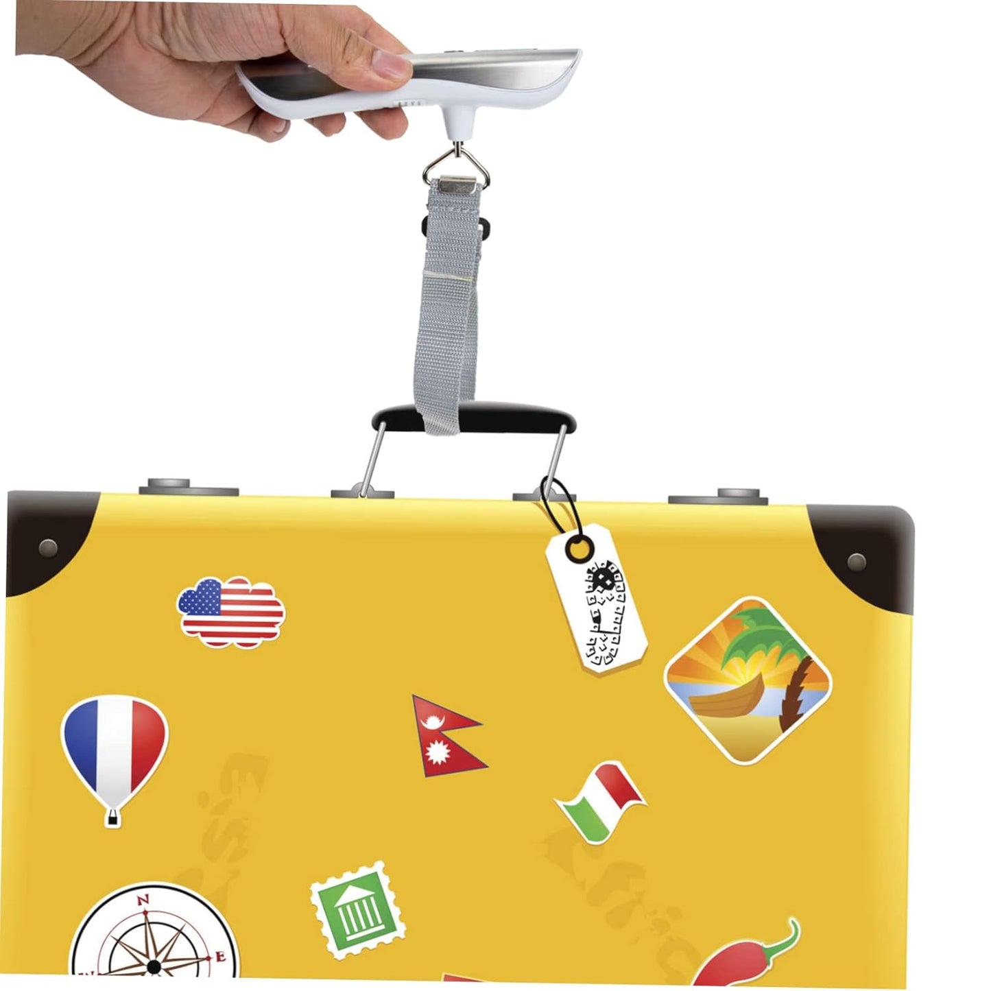 LIFKOME Luggage Scale Portable Suitcase Weight Scale for Traveling Accessories LCD Display
