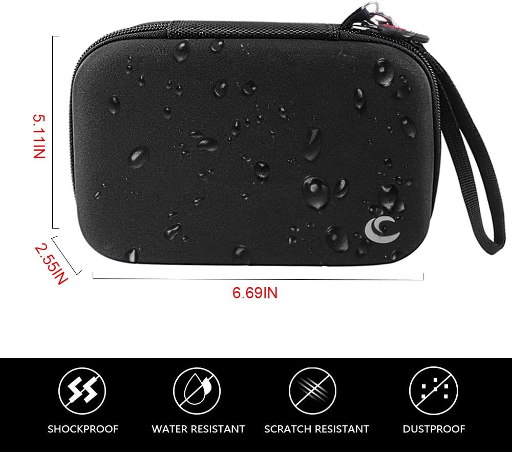 Comecase Hard Battery Organizer Storage Box Carrying Case Bag - Holds 48 Batteries AA [ Not Include Tester and Accessories ]