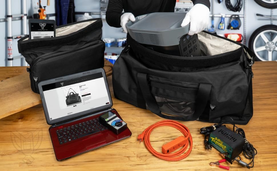 Xtreme Sight Line ~ Xecutive Transport Faraday Duffel Bag for Military Use ~ MOLLE System ~ Computer Towers and Other Large Electronics ~ Data Security for Executive Travel~ Tracking/Hacking Defense