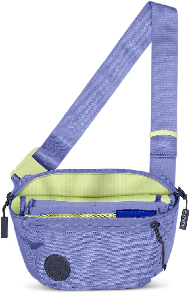 Baboon to the Moon Fanny Pack - Trendy, Compact, Water-Repellent Waist Bag in Multiple Colors and Sizes for Men and Women (Mystic Violet, Full Size (3L))