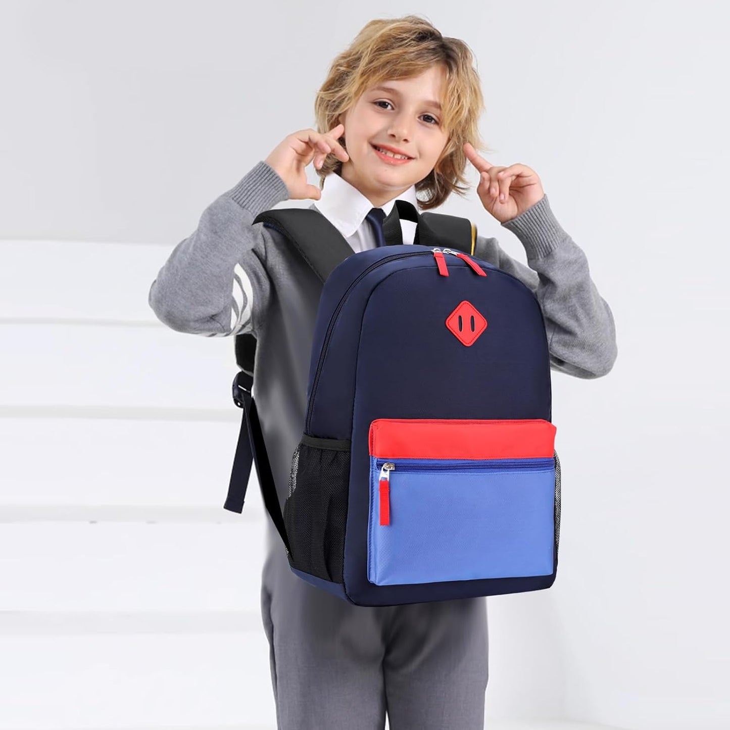 Backpack Set for Girls Boy Kids Backpack with Lunch Box for Elementary Primary Kindergarten School