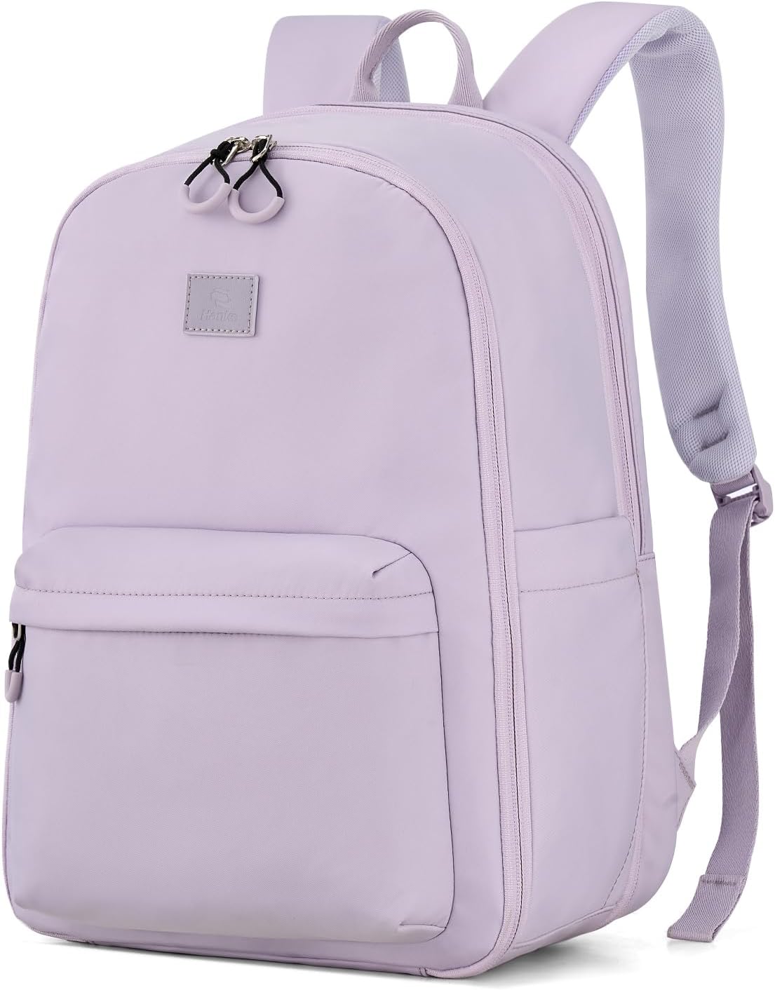 Hanke Expandable Travel Backpack for Women Men, 30L Carry On Backpack Flight Approved, Water Resistant Personal Item Travel Bag Fits 15.6 Inch, Dry & Wet Pocket Weekender Daypack, Taro Purple