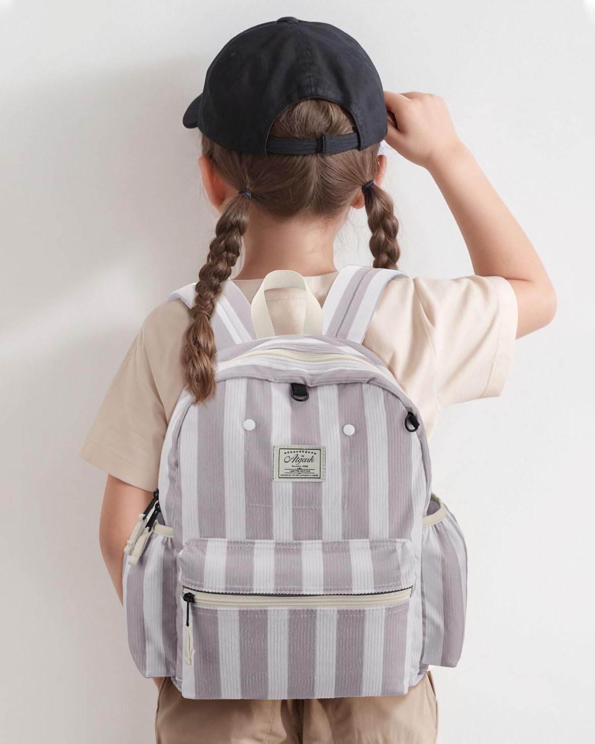 Corduroy Kids Backpack for Boys 6-10: Boys Girls Backpacks for Elementary Kindergarten 15” H Fit Folder