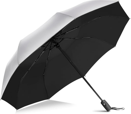 ZOMAKE UV Umbrella for Sun Protection UPF 50+,Travel Compact Sun Umbrellas UV Blocking Small Auto Open Portable for Walking