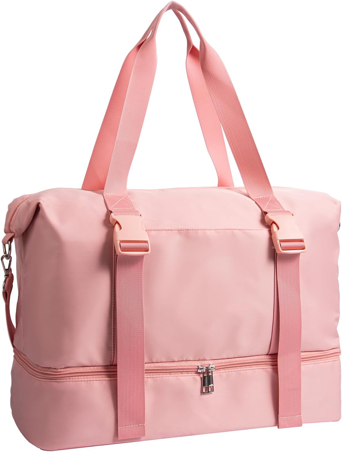 Travel Duffel Bag with Shoe Compartment, GYM Yoga Bag, Overnight Weekender Bag for Women, Perfect for Weekend Getaways, Gym, Business Trips, and Daily Use