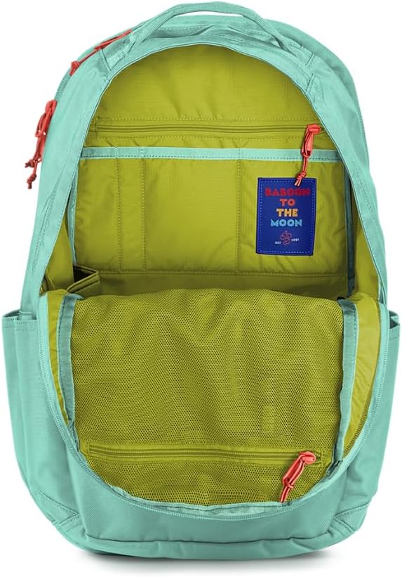 Baboon to the Moon City Backpack - in Multiple Colors, Versatile, Water-Repellent, 16" Laptop-Friendly Backpack (Aqua Drift)